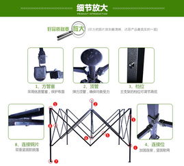 厂家直销3×3户外广告展览帐篷 品牌曝光的移动王牌，灵活定制满足全方位需求